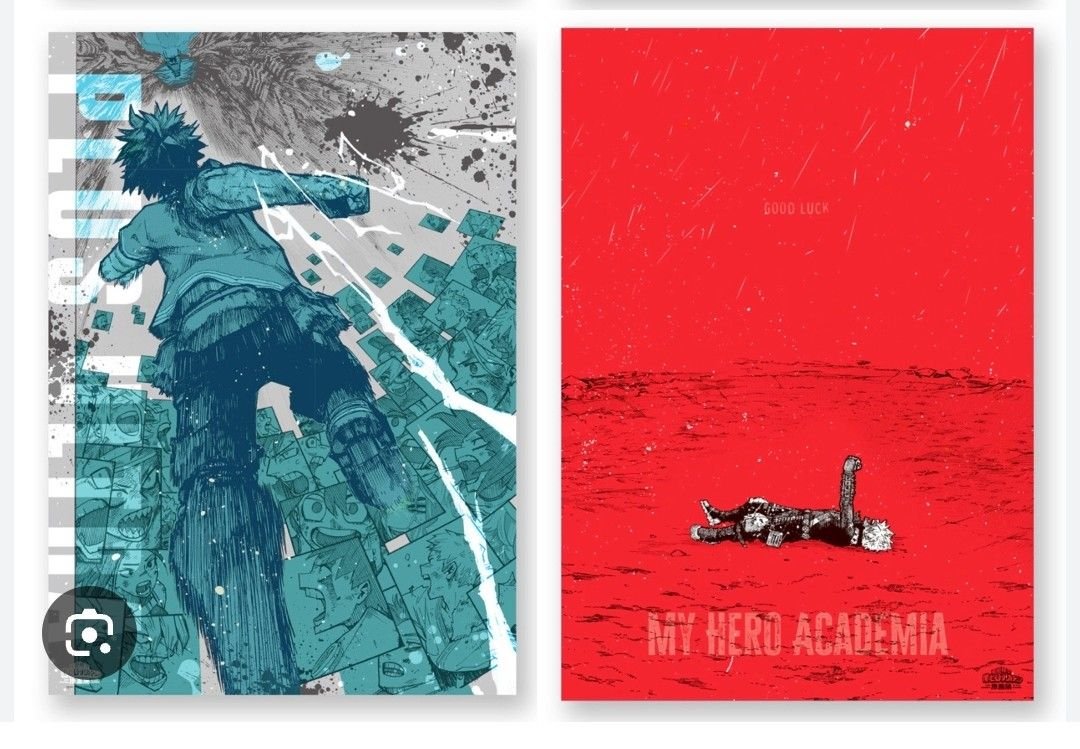 The beginning ポスター ヒロアカ 原画展 ヒロアカ 原画展 A2アート