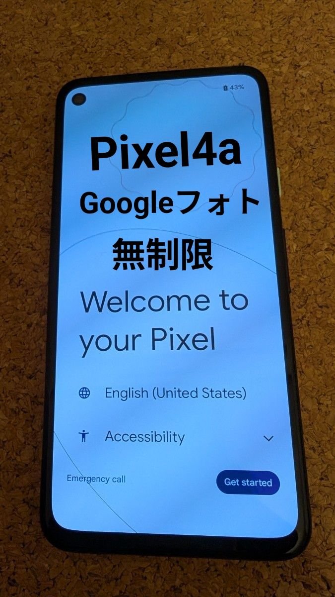Google Pixel 4a SoftBank スマートフォン Googleフォト無制限端末 Sim