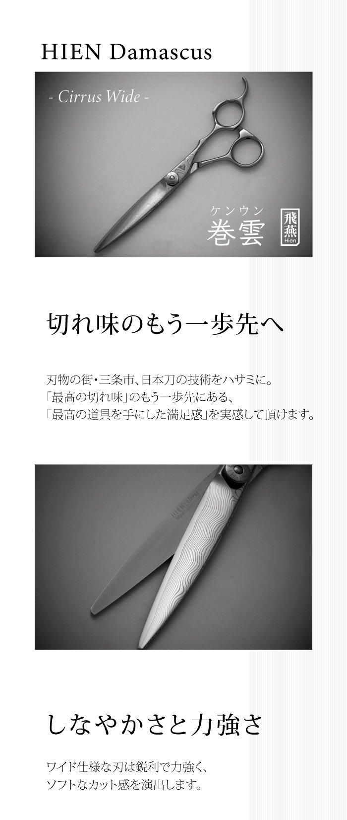 楽天市場】【飛燕シザー】《 最高級ダマスカス 》飛燕 ダマスカス