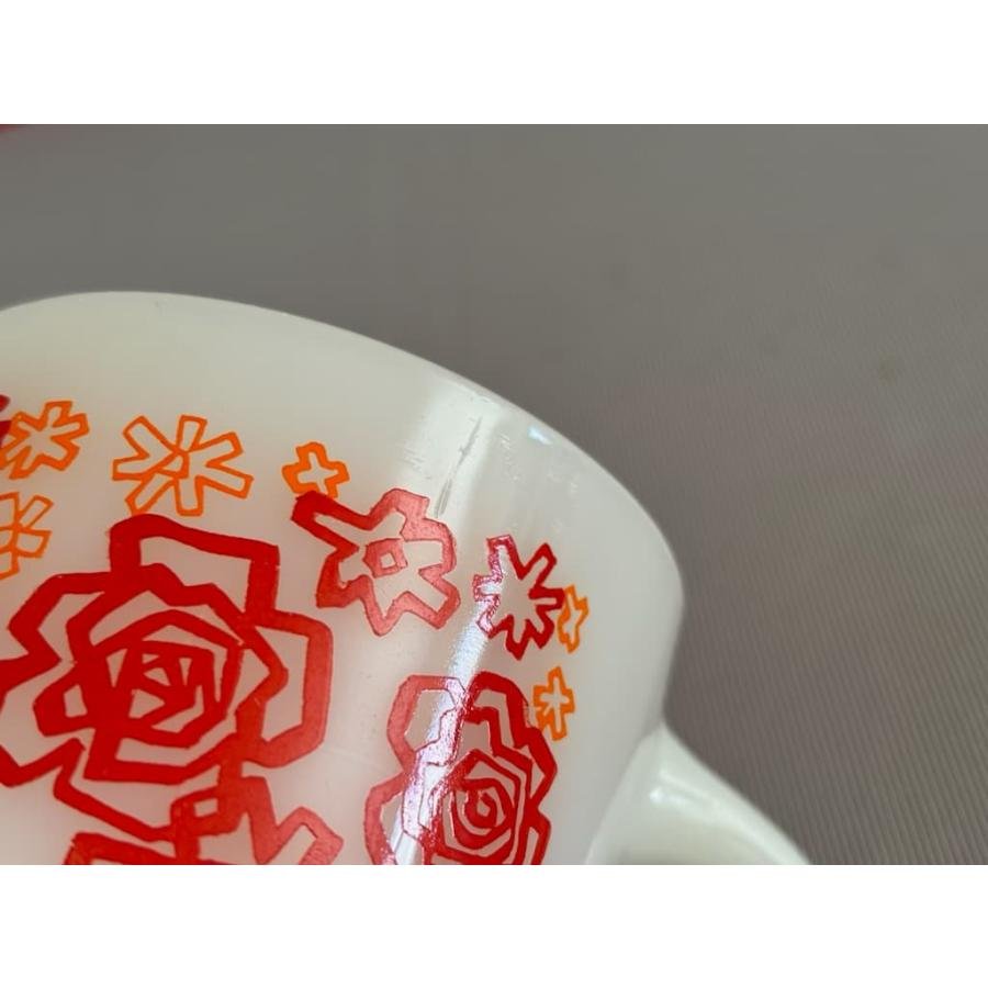 ファイヤーキング fire-king スケッチローズ マグ : Tom-nuy - 通販