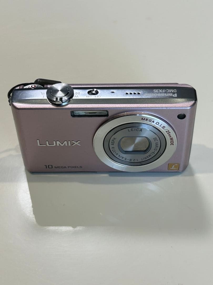 LUMIX DMC-FX35 10メガピクセル ピンク Panasonic DMC-FX35-P Digital Camera LUMIX FX35 Pink W/Box, Battery