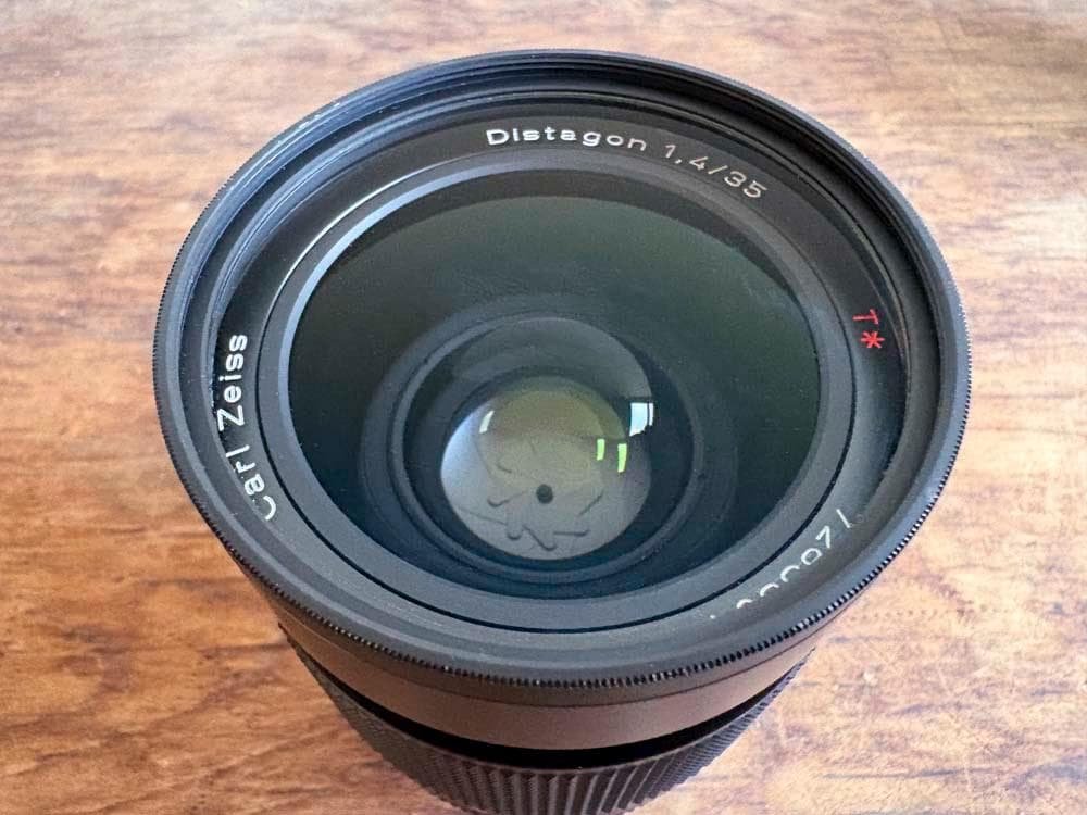 コンタックスTレンズ　ディスタゴン３５ミリ F１.４　希少　美品 CONTAX Carl Zeiss Distagon 35mm F1.4 T* MMJ - 新潟県で中古カメラ